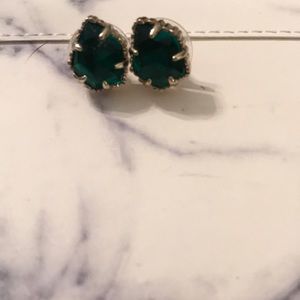 Kendra Scott emerald green studs